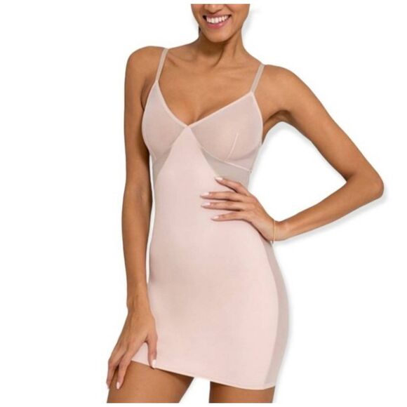 SPANX Light Control Colorblock Slip Size XL Blush Pink Shape Wear Undergarment - Picture 1 of 10
